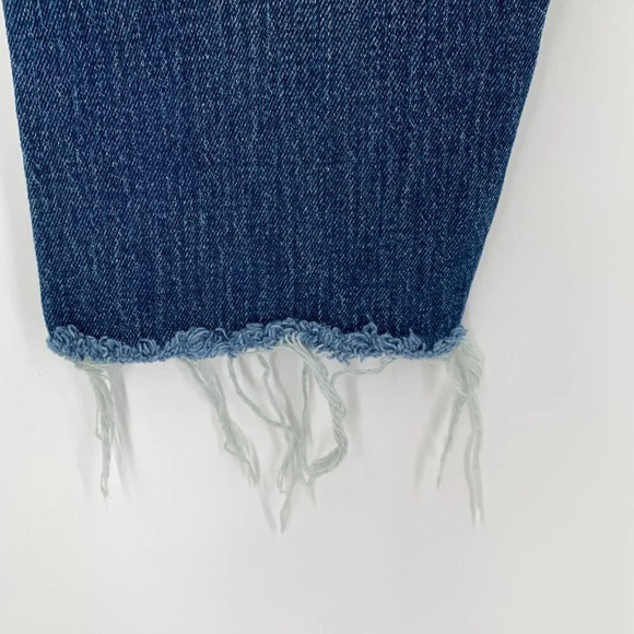 Levi's x White Oak Cone Denim Jeans Womens 29x27 Blue Raw Hem Skinny High Rise - Picture 5 of 12